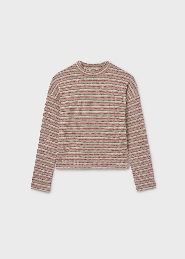 Stripes Mockneck Top