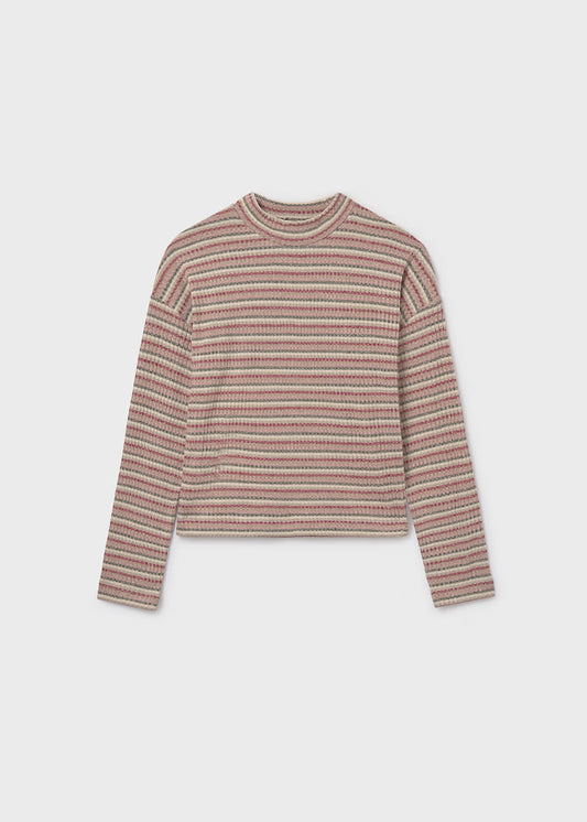 Stripes Mockneck Top