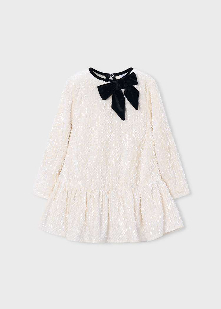 Ivory Sequin Dress