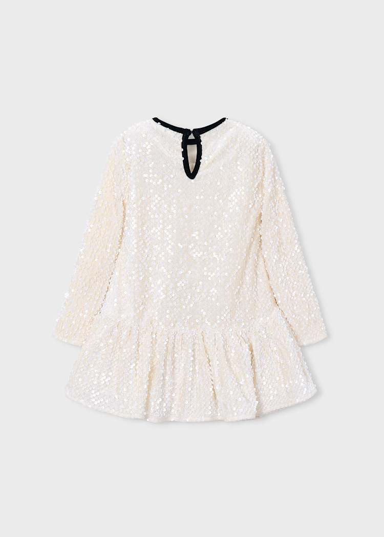 Ivory Sequin Dress