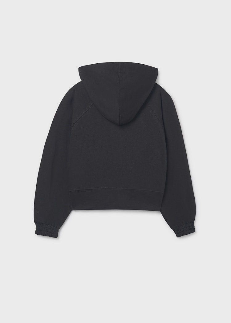 Fleece Zip Up-Black