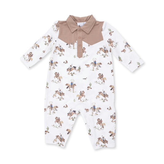 Horse Wrangler Cowboy Romper