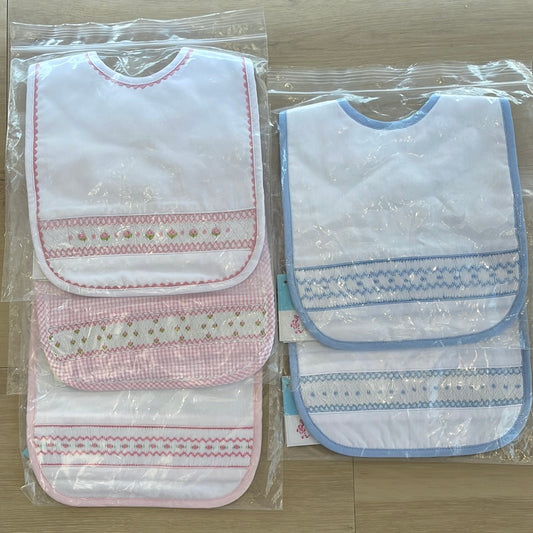 Smocked Bib