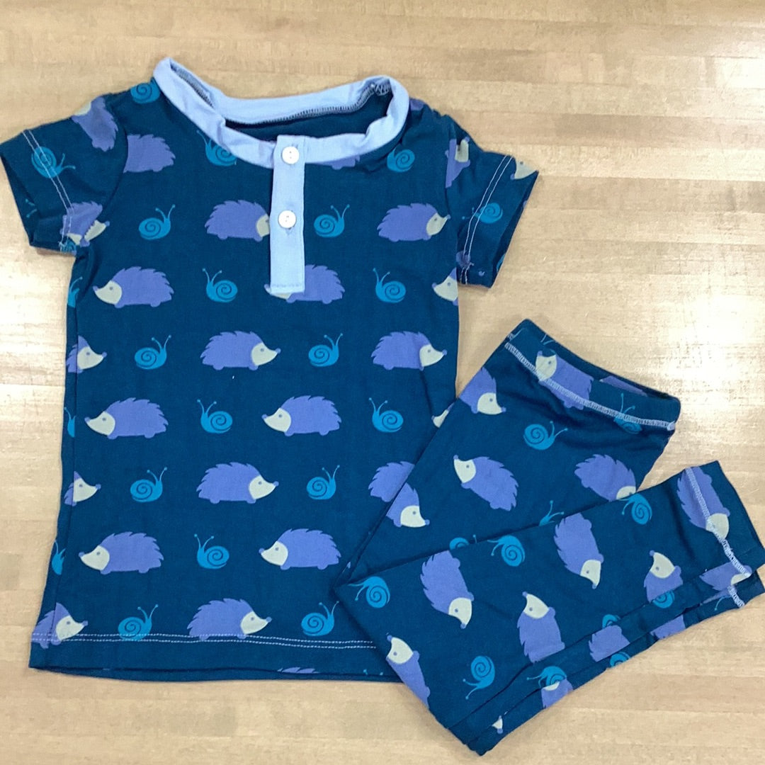 Peacock Hedgehog S/S Henley PJ Set