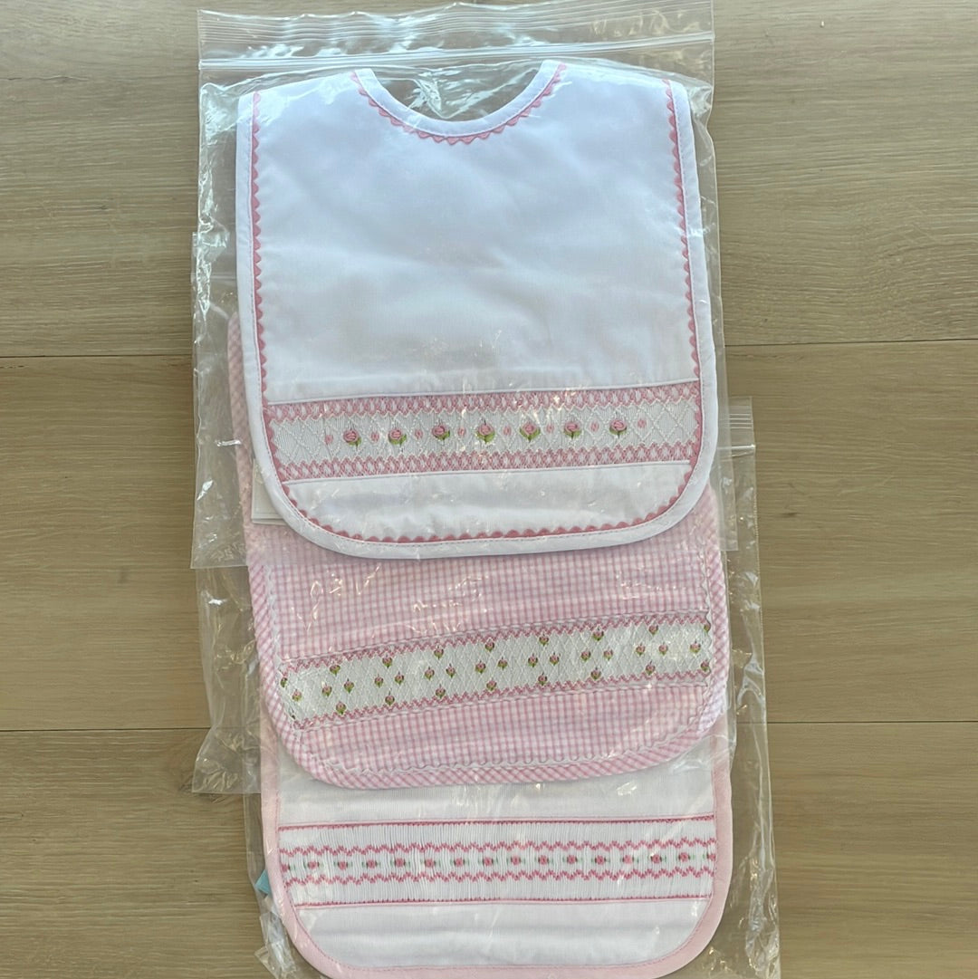 Smocked Bib