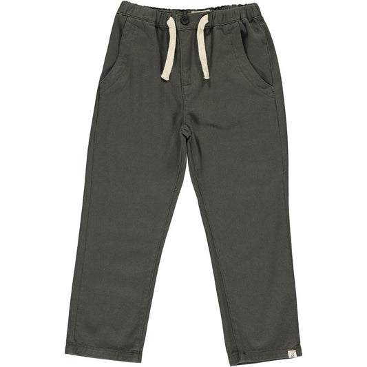 Jay Twill Pants-Charcoal