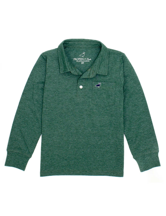 Harrison Pocket Polo-Hunter Green