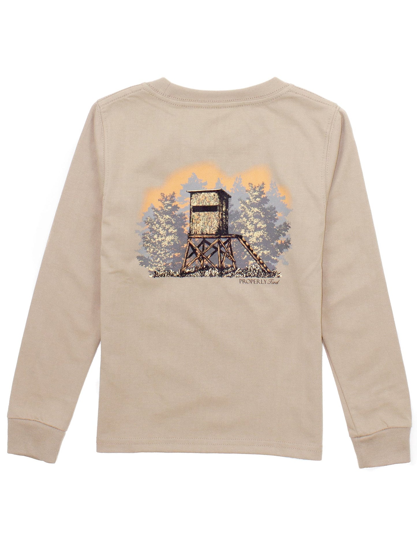 Deerstand L/S Tee-Sand