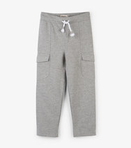 Grey Cargo Joggers