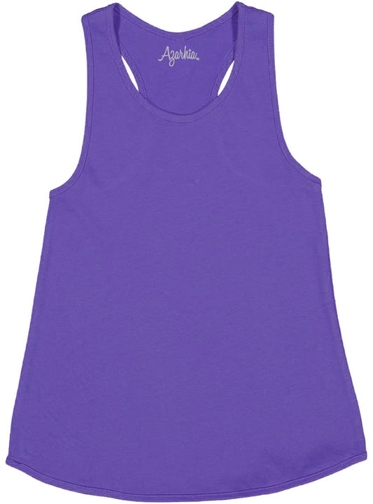 Racer Back Tank-Purple