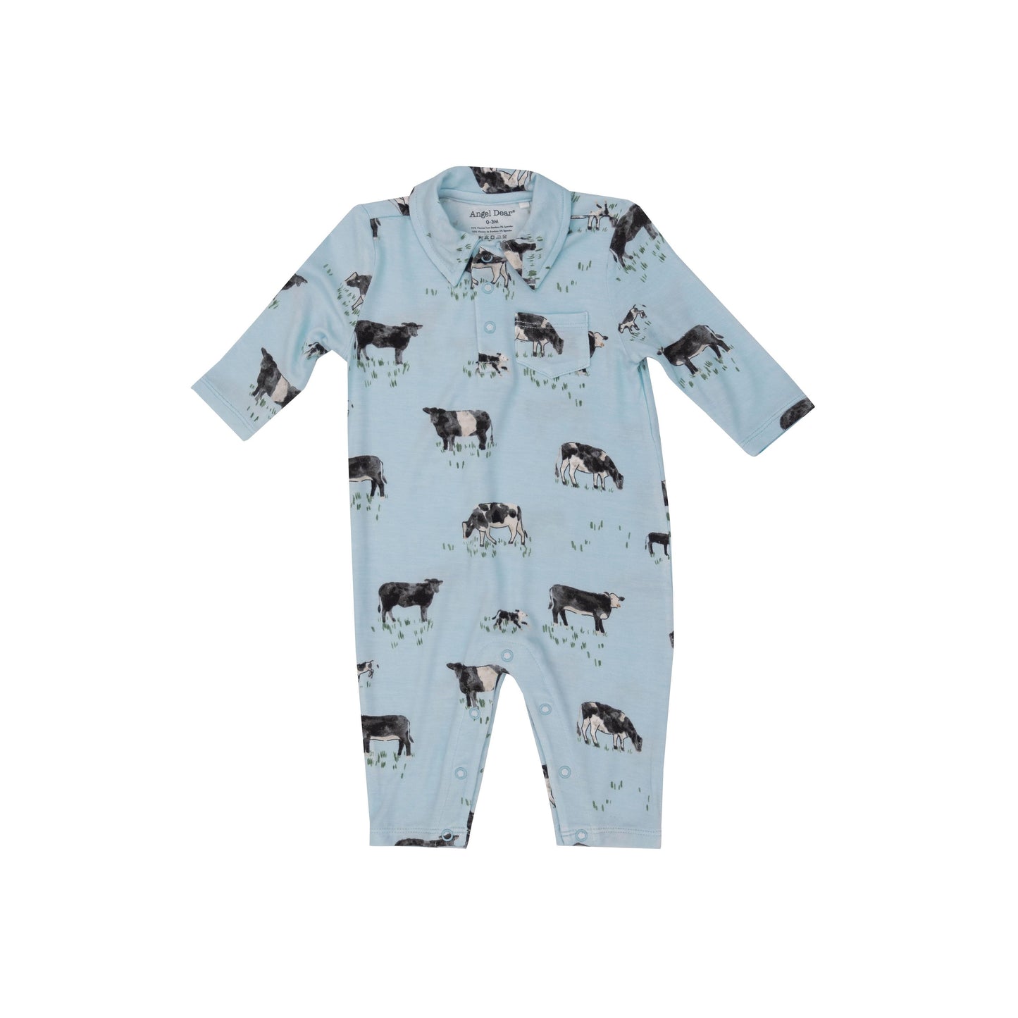 Black Cow Polo Romper