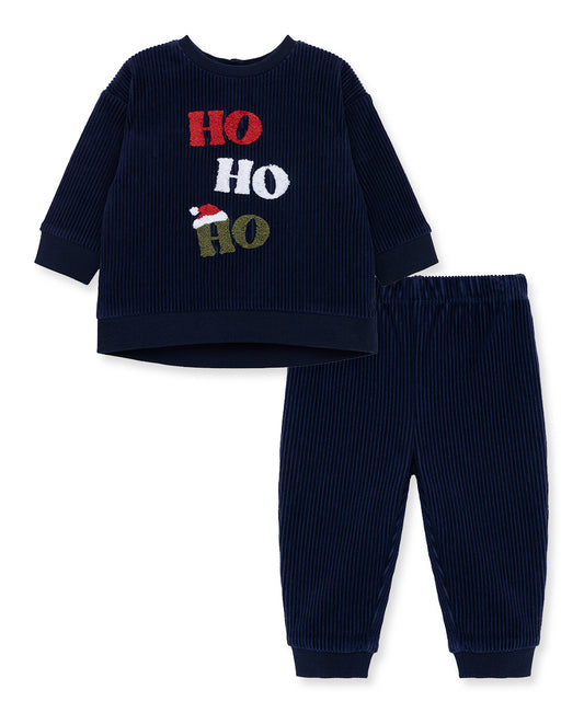 HOHOHO 2-Piece Velour Set-Infant