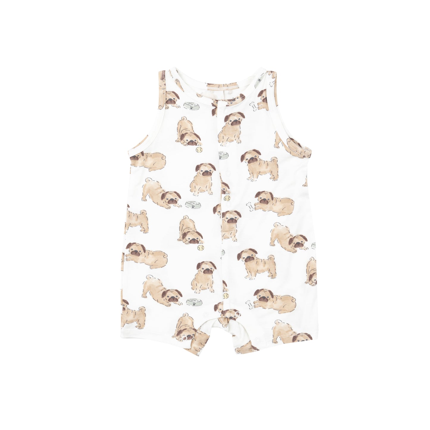 Pugs Shortie Romper