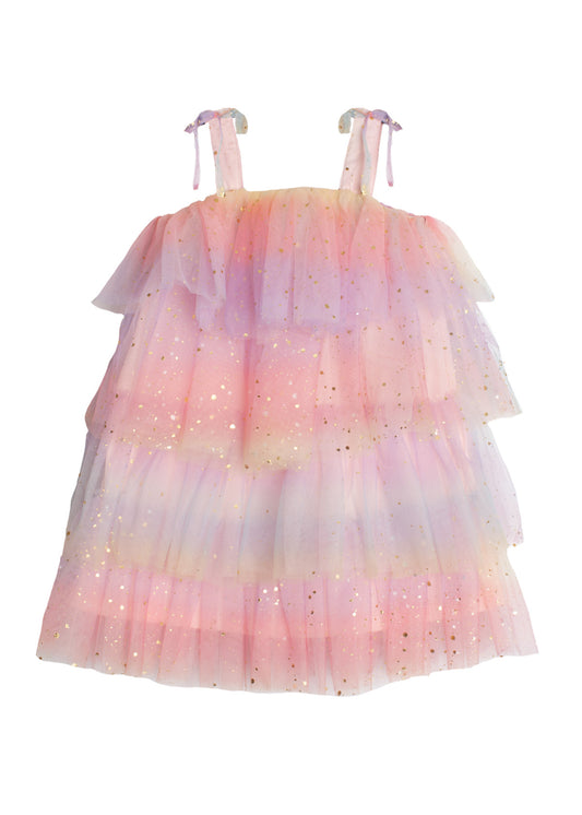 Rainbow Delight Tiered Dress