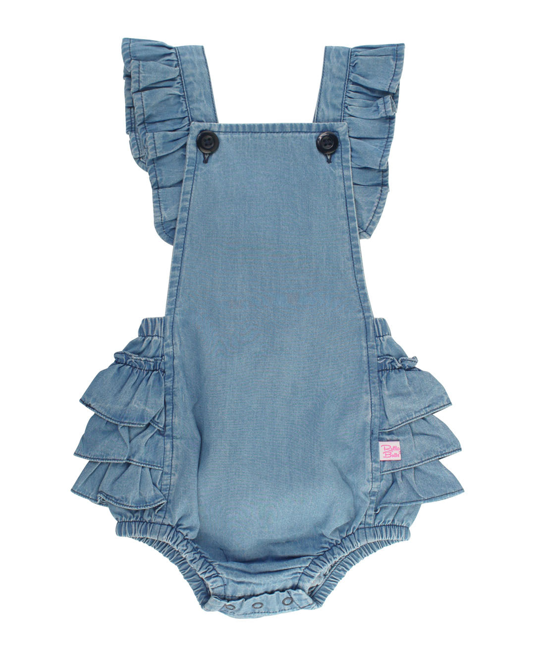 Woven Flutter Overall Romper