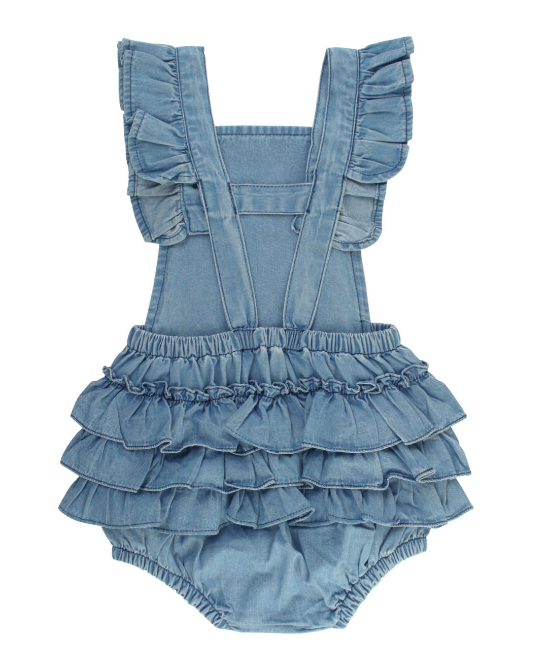 Woven Flutter Overall Romper