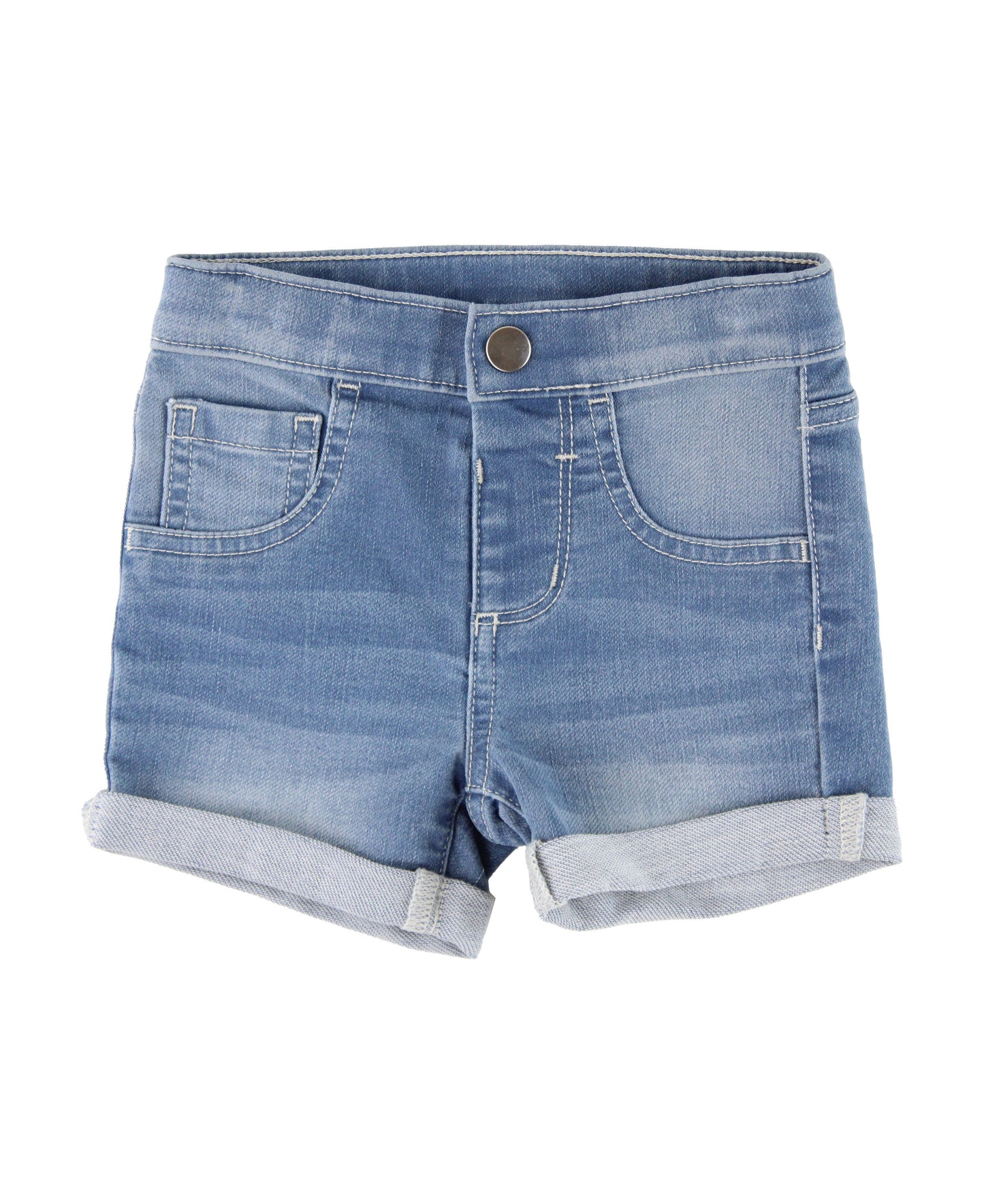 Stretch Denim Shorts