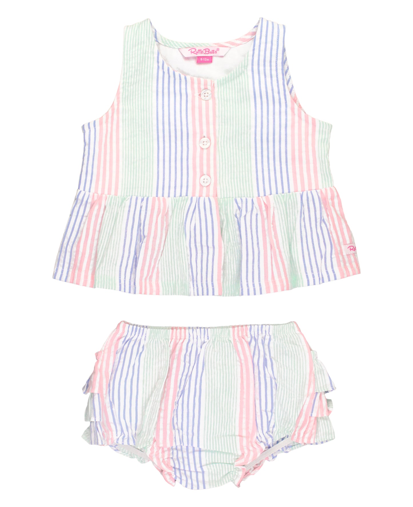 Button Up Swing Top & Bloomer Set