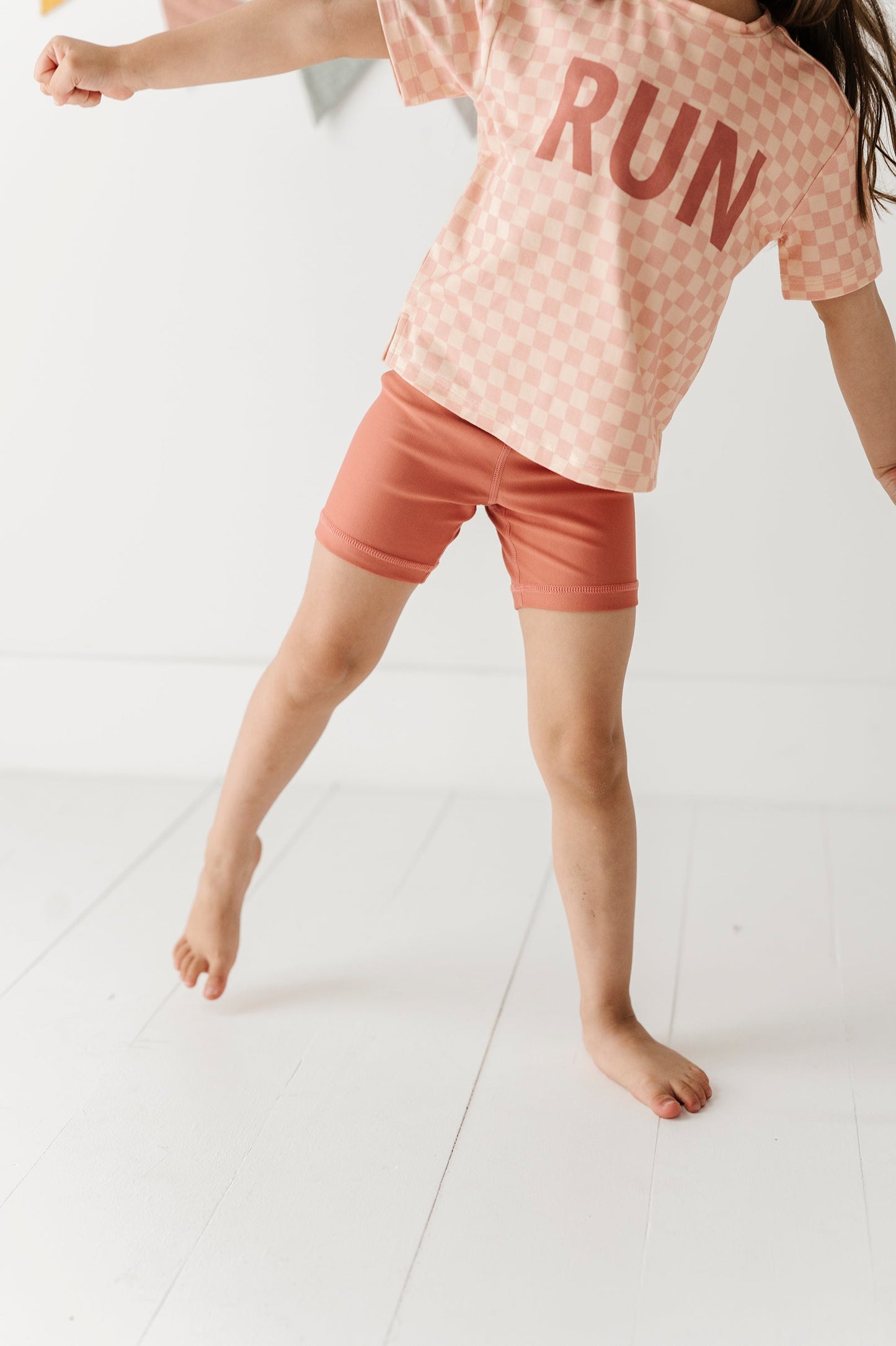 Light Mahogany Biker Shorts