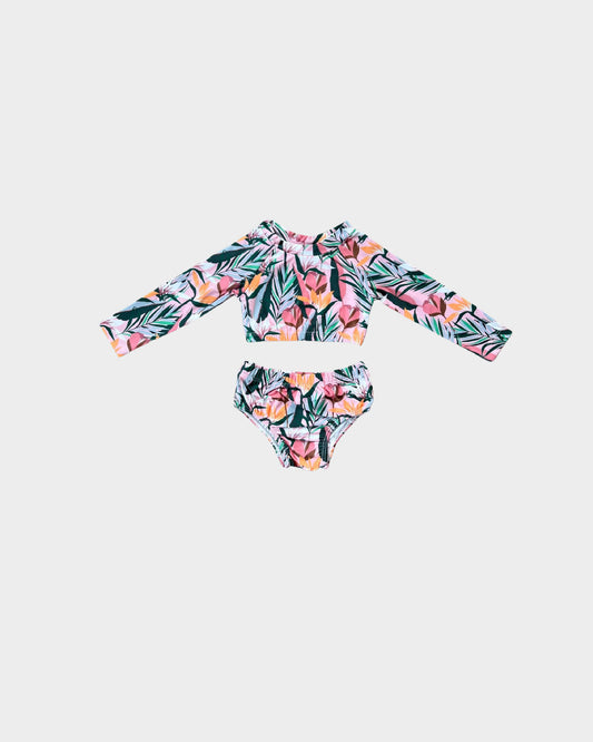 Tropics Crop 2-PC Swim Set