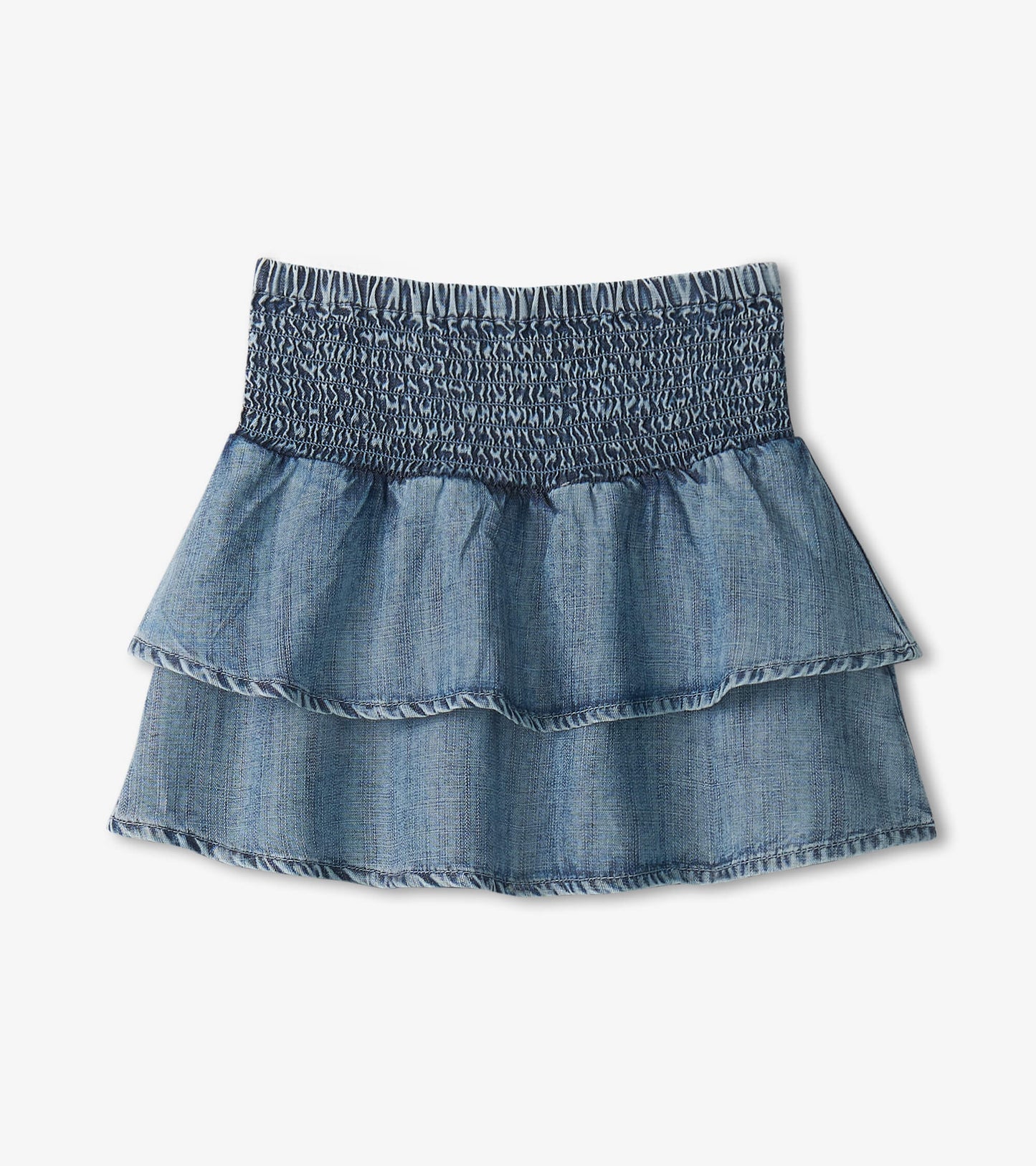 Tencel Smocked Skirt