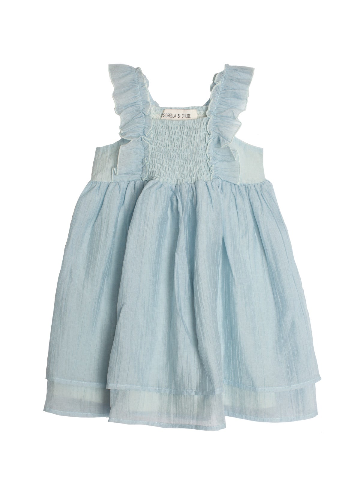 Butterfly Kisses Dress-Blue