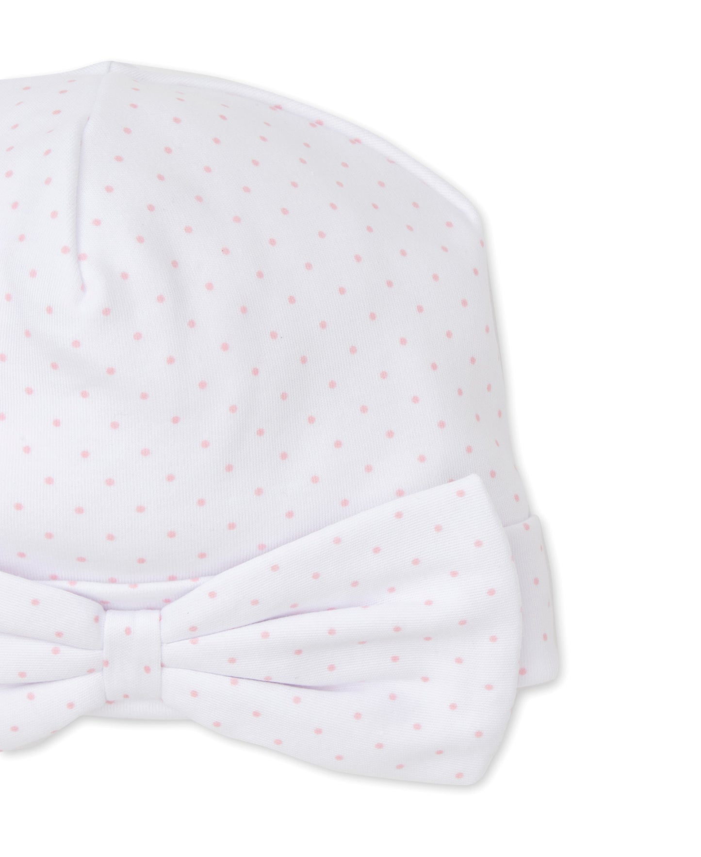 Dot Print Hat-Pink