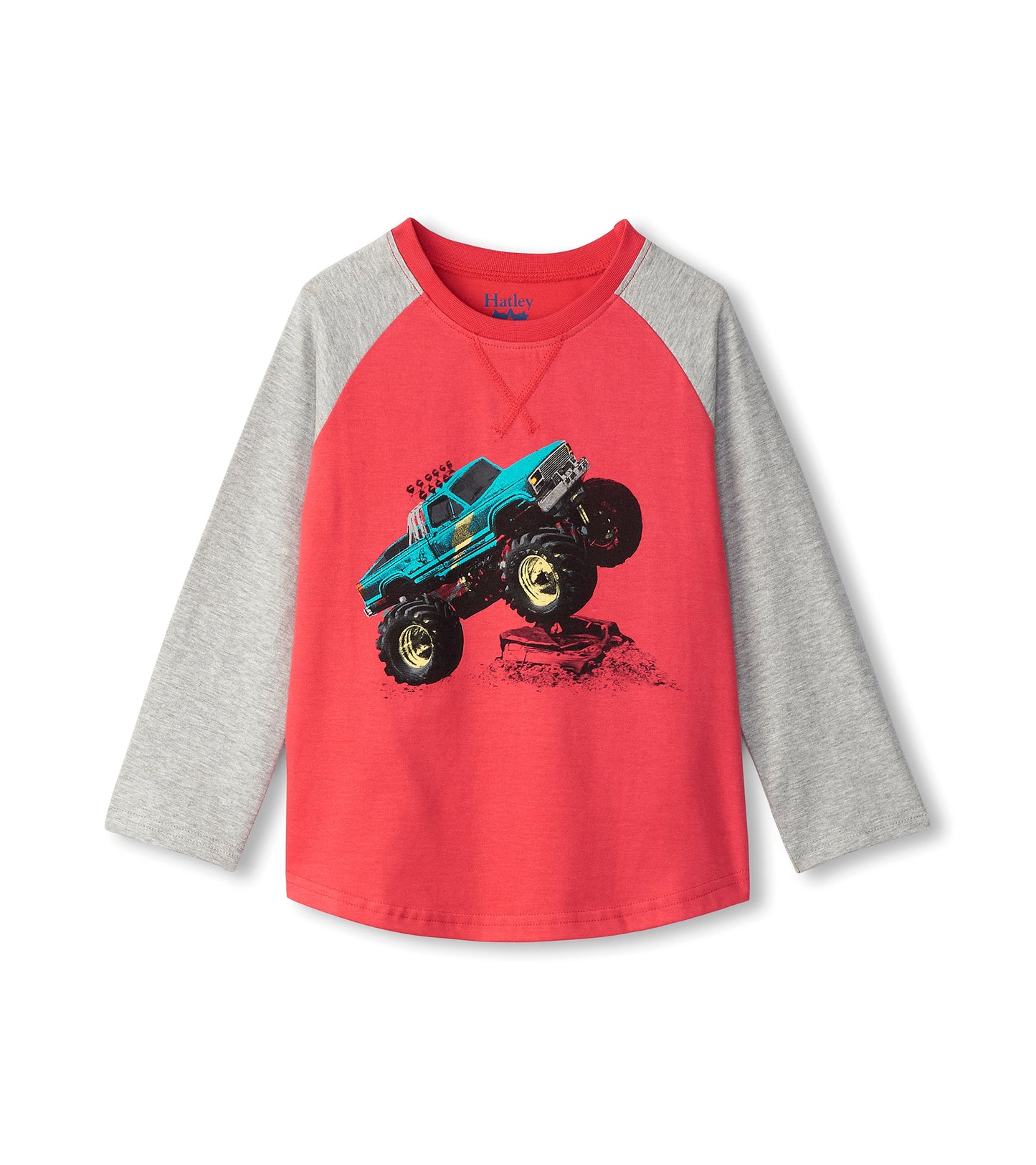 Monster Truck Raglan Tee