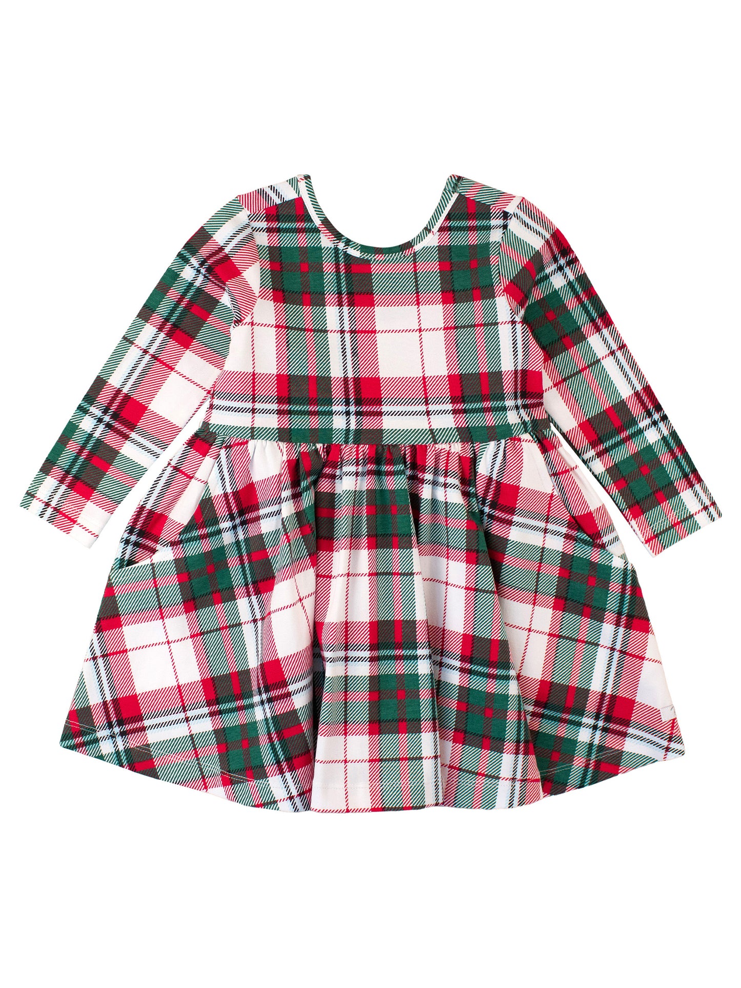 Dashing Dreams Plaid Twirl Dress