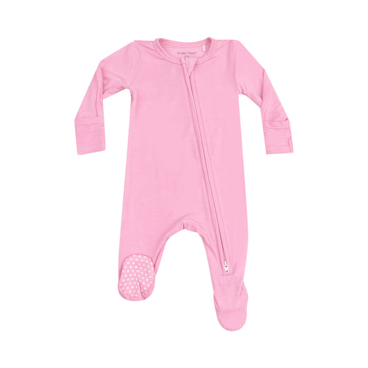 Begonia Zipper Footie