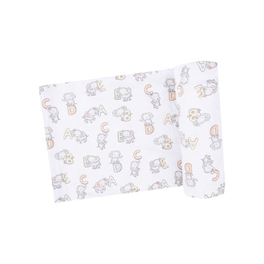 Vintage Elephant ABC Swaddle