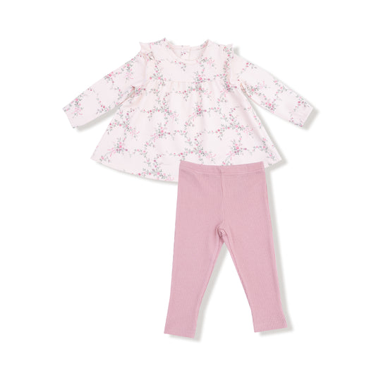 French Terry Antoinette Floral Top & Legging