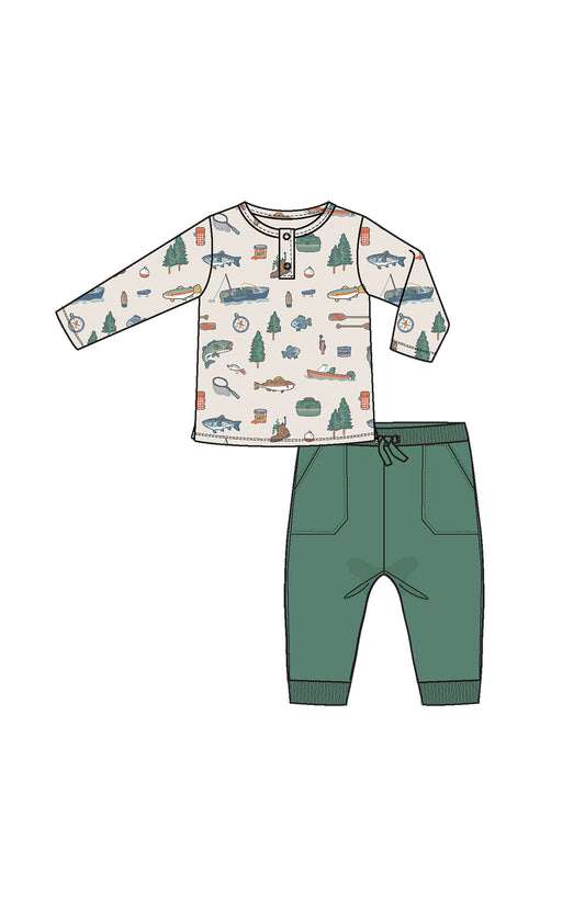 Fishing Things Top & Jogger