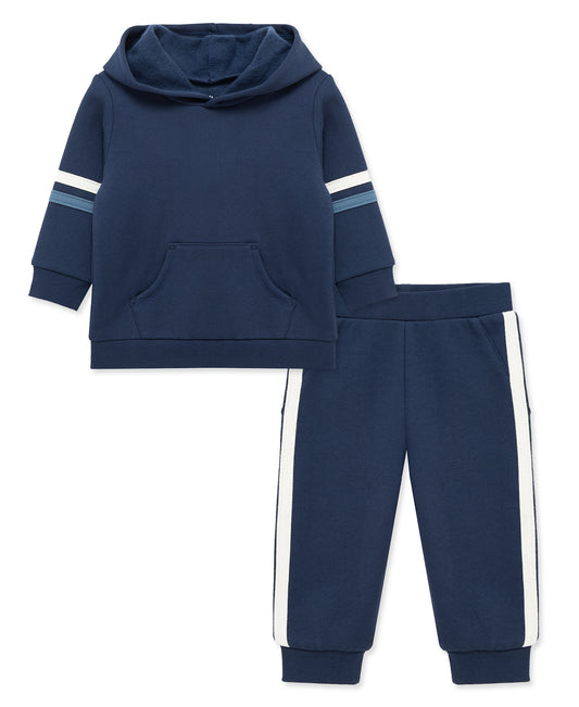 Navy Sweatshirt Set