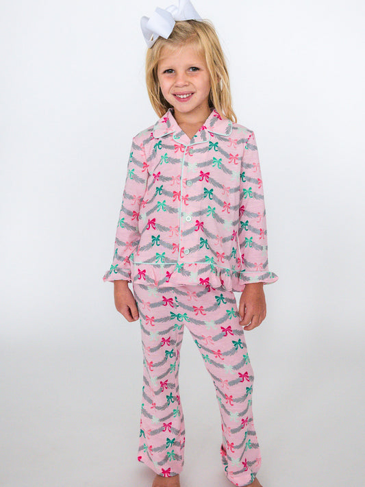 Sparkle Pink Tinsel Tidings PJ Set
