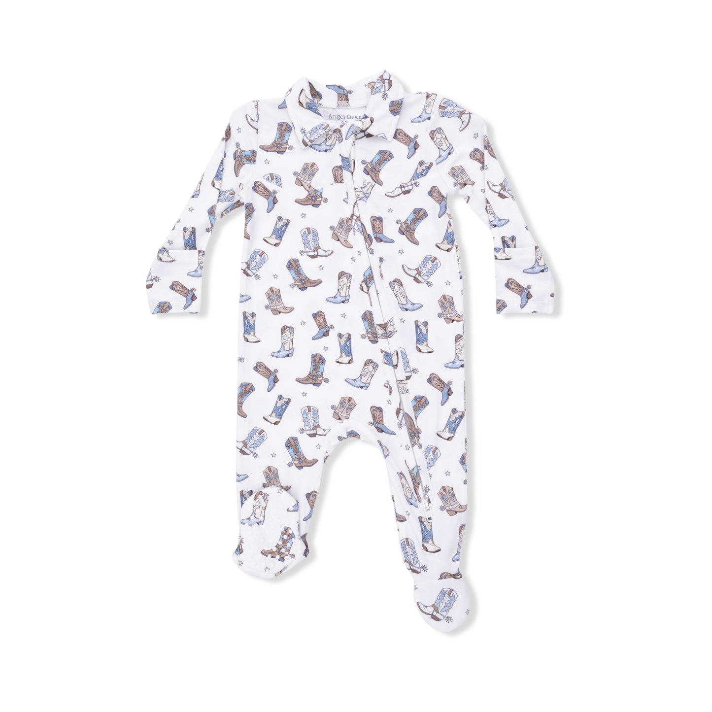 Cowboy Boots- Cowboy Zipper Footie