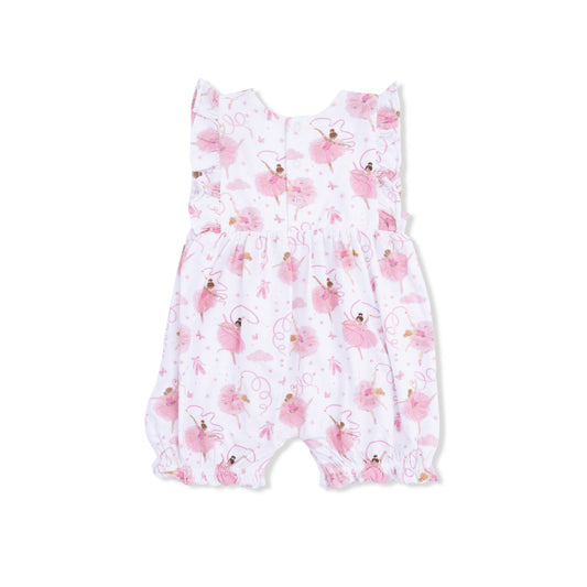 Ribbon Ballerinas Ruffle Playsuit