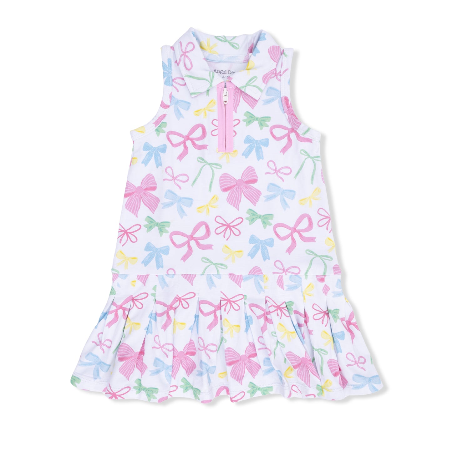 Sweet Bows Polo Tennis Dress with Shorts