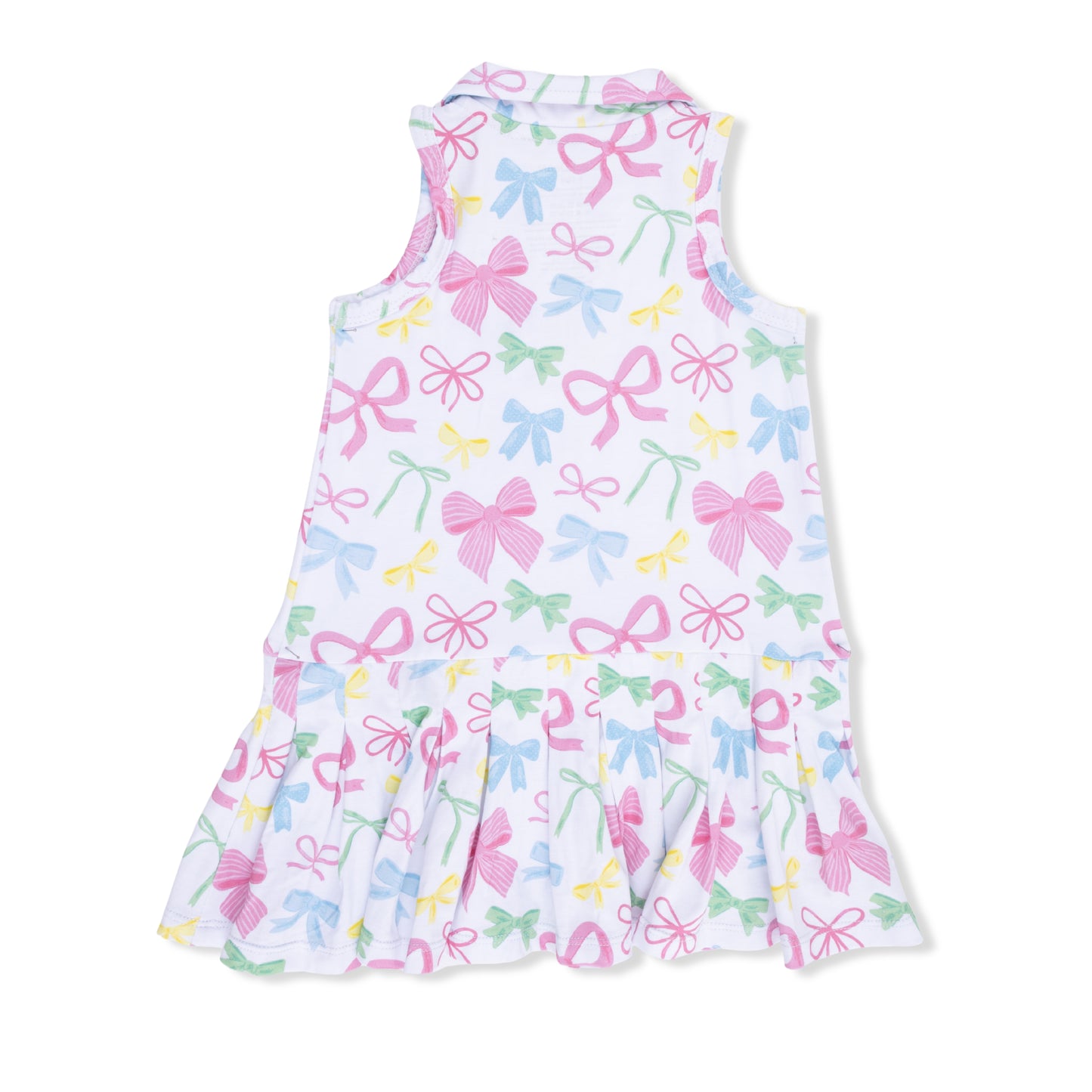 Sweet Bows Polo Tennis Dress with Shorts