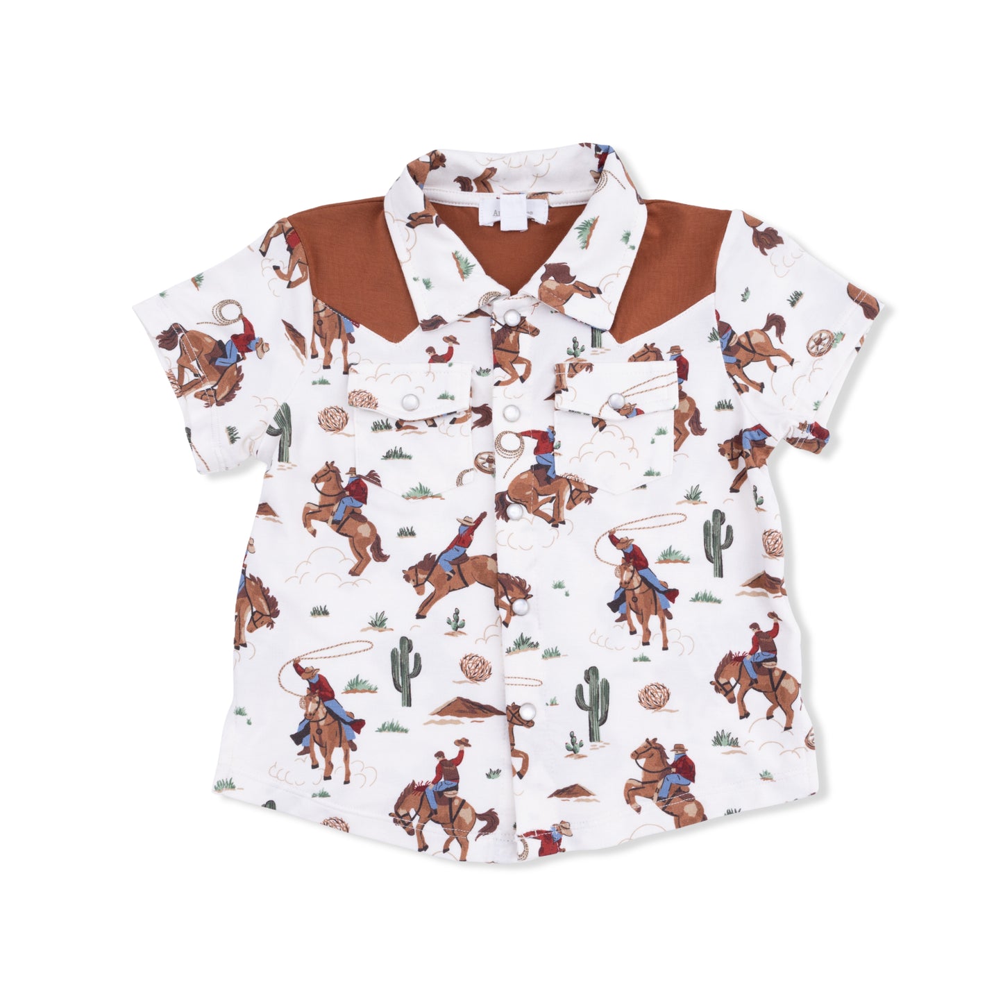 Buckaroo Western Pearl Snap Shirt & Shorts