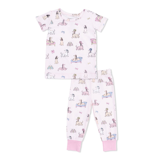 Fancy Hounds w/Bows S/S PJ Set