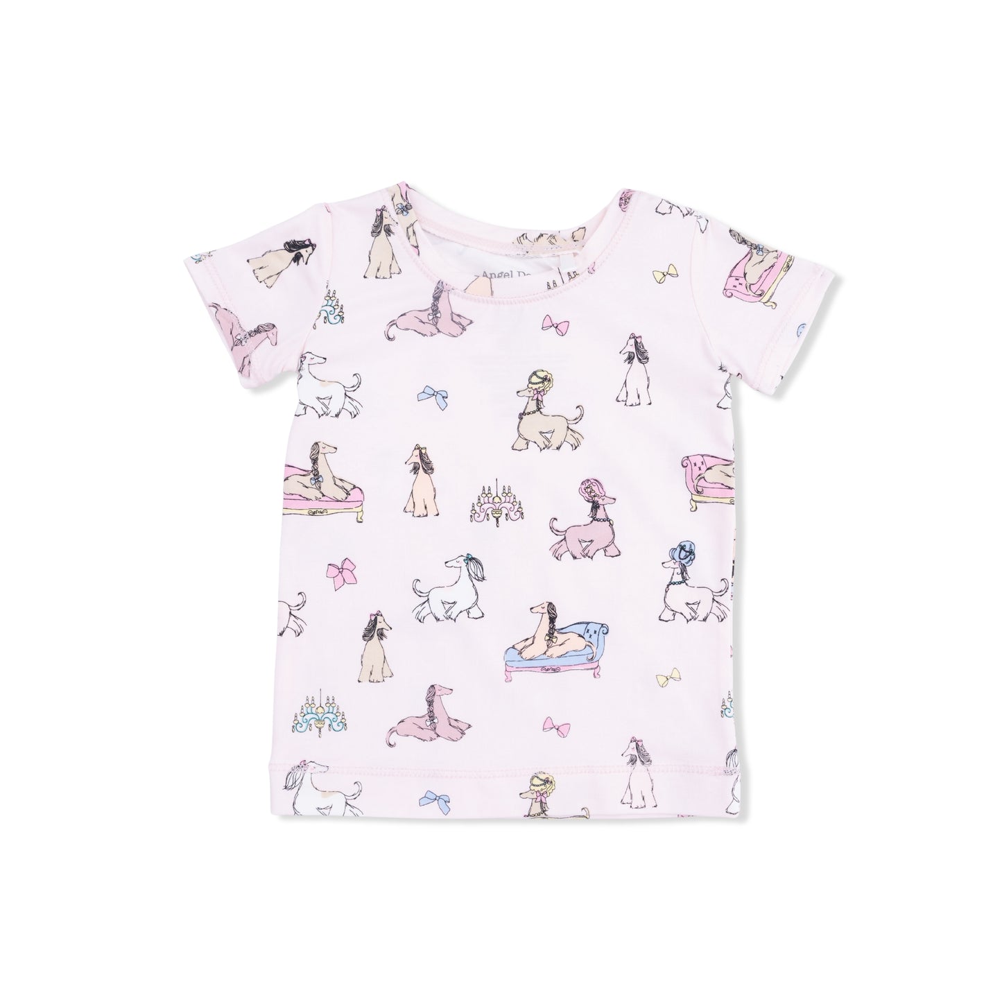 Fancy Hounds w/Bows S/S PJ Set