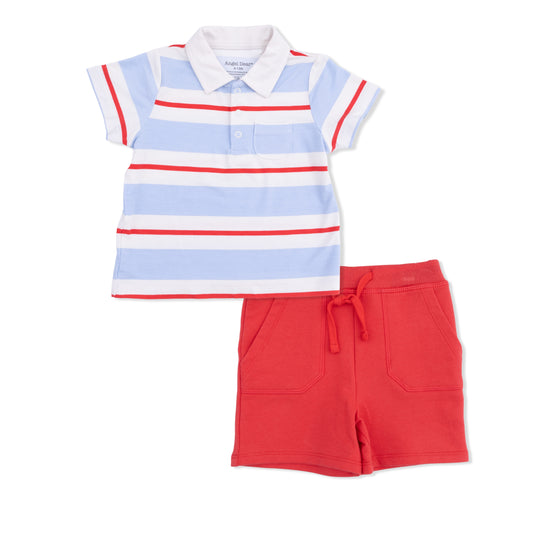 Preppy Rugby Polo w/Shorts