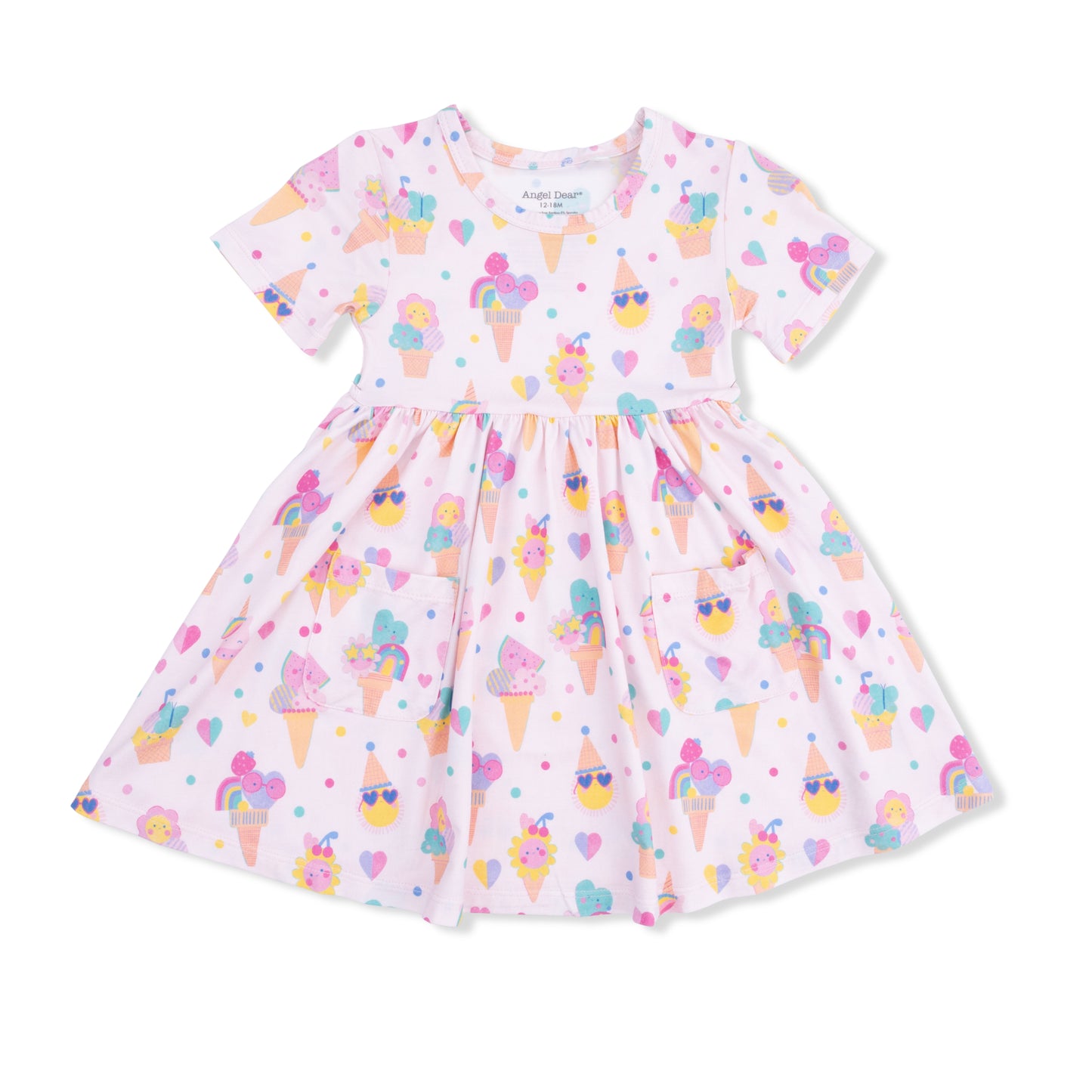 Ice Cream Twirly Dress w/Shorts