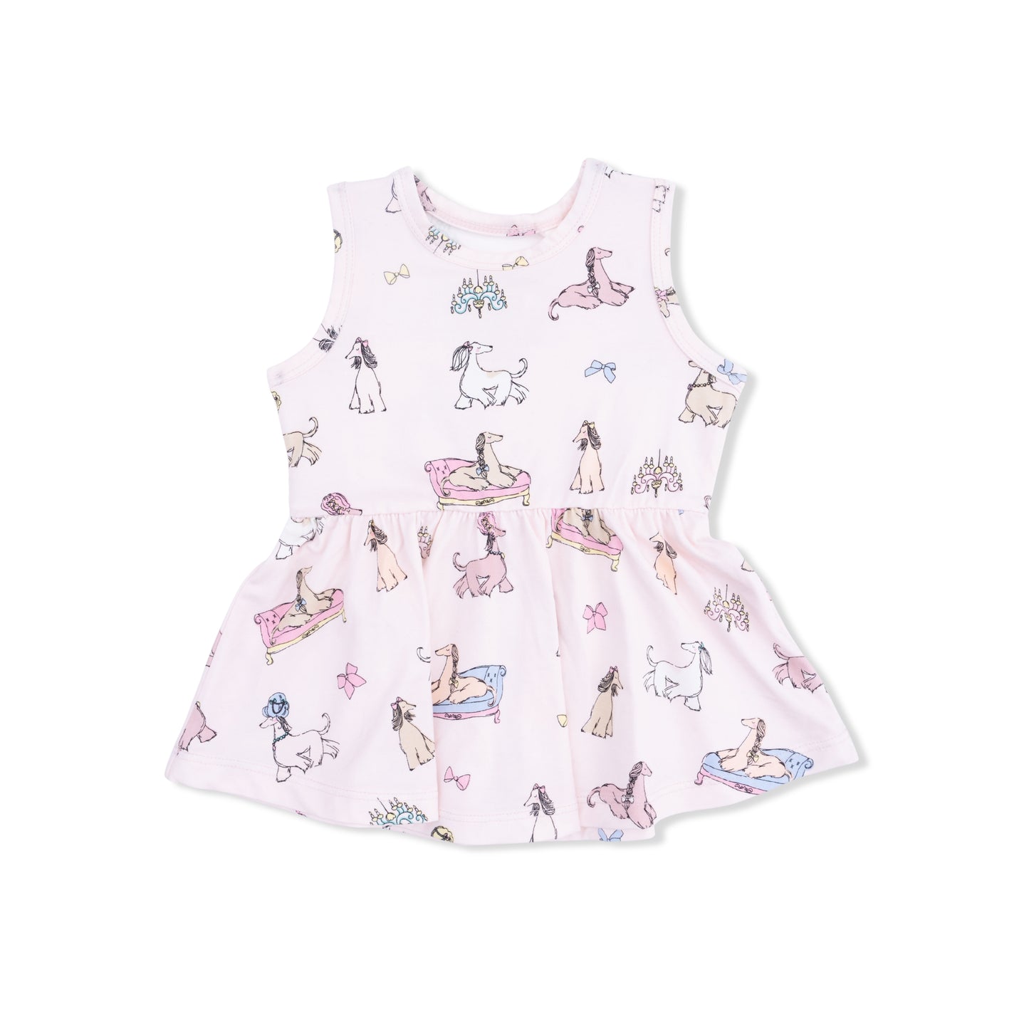 Fancy Hounds Peplum Tank & Bike Shorts