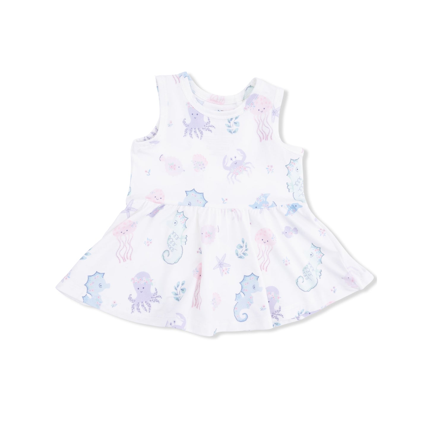 Floral Sea Creatures Tank & Bike Shorts