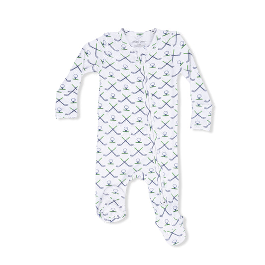 Simple Golf Zipper Footie