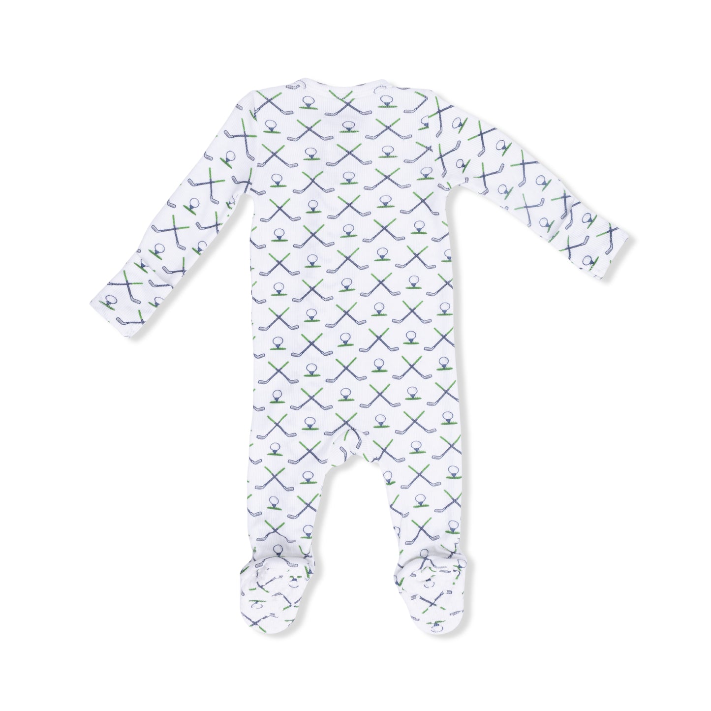 Simple Golf Zipper Footie