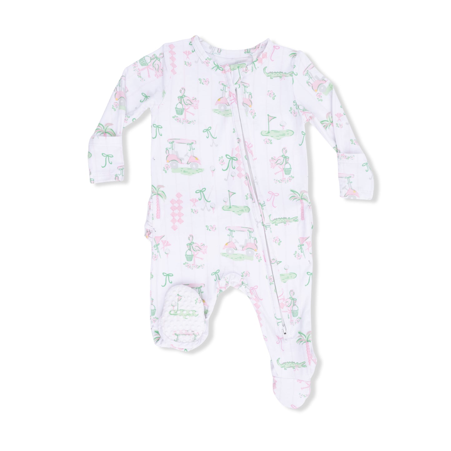 Pretty Golf Zipper Footie