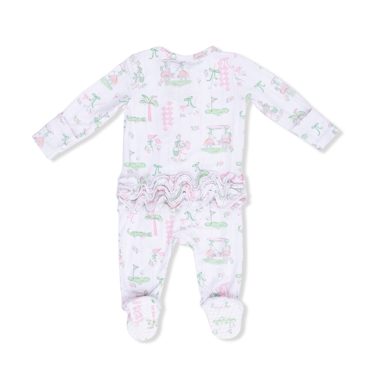 Pretty Golf Zipper Footie